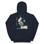 Japanese Killer Robot Unisex Hoodie - Navy - Pulp & Stitch