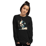 Japanese Killer Robot Unisex Long Sleeve Shirt - Black - Pulp & Stitch