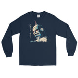 Japanese Killer Robot Unisex Long Sleeve Shirt - Navy - Pulp & Stitch