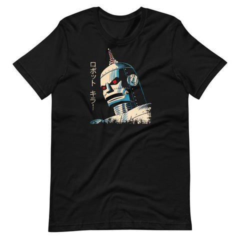 Japanese Killer Robot Unisex T-Shirt - Black - Pulp & Stitch