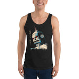 Japanese Killer Robot Unisex Tank Top - Black - Pulp & Stitch