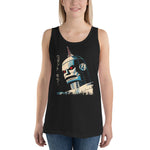 Japanese Killer Robot Unisex Tank Top - Black - Pulp & Stitch