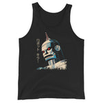 Japanese Killer Robot Unisex Tank Top - Black - Pulp & Stitch