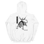 Japanese Tiger Cowboy Unisex Hoodie - White - Pulp & Stitch