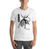 Japanese Tiger Cowboy Unisex T-Shirt - White - Pulp & Stitch