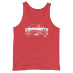 Joyride Skeletons Unisex Tank Top - Red Triblend - Pulp & Stitch