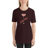 Kampai Japanese Wine Glass Unisex T-Shirt - Black - Pulp & Stitch