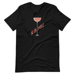 Kampai Japanese Wine Glass Unisex T-Shirt - Black - Pulp & Stitch