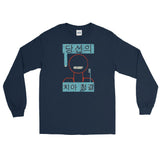 Korean Toothbrush Unisex Long Sleeve Shirt - Navy - Pulp & Stitch