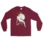 La Luna Unisex Long Sleeve Shirt - Maroon - Pulp & Stitch