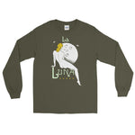 La Luna Unisex Long Sleeve Shirt - Military Green - Pulp & Stitch