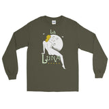 La Luna Unisex Long Sleeve Shirt - Military Green - Pulp & Stitch