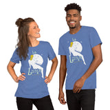 La Luna Unisex T-Shirt - Heather True Royal - Pulp & Stitch