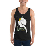 La Luna Unisex Tank Top - Black - Pulp & Stitch