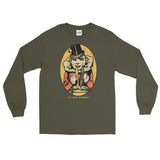 Le Clown Extensible Unisex Long Sleeve Shirt - Military Green - Pulp & Stitch