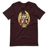 Le Clown Extensible Unisex T-Shirt - Oxblood Black - Pulp & Stitch