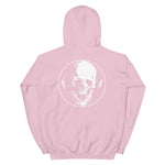 Lightning Skull Unisex Hoodie - Light Pink - Pulp & Stitch