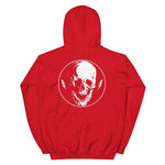 Lightning Skull Unisex Hoodie - Red - Pulp & Stitch