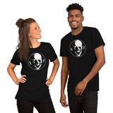 Lightning Skull Unisex T-Shirt - Black - Pulp & Stitch