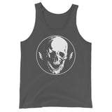 Lightning Skull Unisex Tank Top - Asphalt - Pulp & Stitch