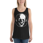 Lightning Skull Unisex Tank Top - Black - Pulp & Stitch