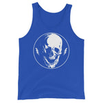 Lightning Skull Unisex Tank Top - True Royal - Pulp & Stitch