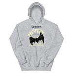 London Mystery Bat Unisex Hoodie - Sport Grey - Pulp & Stitch