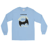 London Mystery Bat Unisex Long Sleeve Shirt - Light Blue - Pulp & Stitch