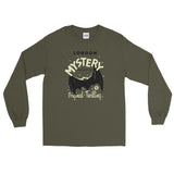 London Mystery Bat Unisex Long Sleeve Shirt - Military Green - Pulp & Stitch