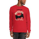 London Mystery Bat Unisex Long Sleeve Shirt - Red - Pulp & Stitch