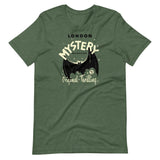 London Mystery Bat Unisex T-Shirt - Heather Forest - Pulp & Stitch