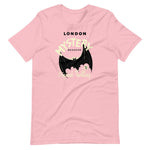 London Mystery Bat Unisex T-Shirt - Pink - Pulp & Stitch