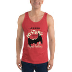 London Mystery Bat Unisex Tank Top - Red Triblend - Pulp & Stitch