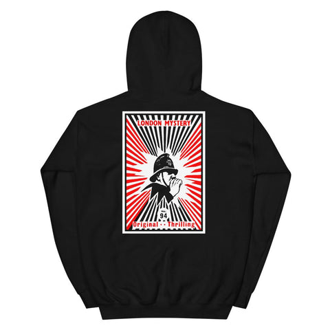 London Mystery Bobby Unisex Hoodie - Black - Pulp & Stitch