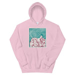 Maze of Hair Unisex Hoodie - Light Pink - Pulp & Stitch