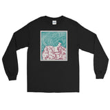 Maze of Hair Unisex Long Sleeve Shirt - Black - Pulp & Stitch