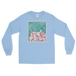 Maze of Hair Unisex Long Sleeve Shirt - Light Blue - Pulp & Stitch