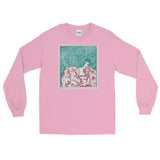 Maze of Hair Unisex Long Sleeve Shirt - Light Pink - Pulp & Stitch