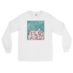 Maze of Hair Unisex Long Sleeve Shirt - White - Pulp & Stitch