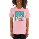 Maze of Hair Unisex T-Shirt - Pink - Pulp & Stitch