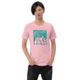 Maze of Hair Unisex T-Shirt - Pink - Pulp & Stitch