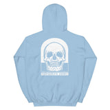 Memento Mori by Julie de Graag Unisex Hoodie - Light Blue - Pulp & Stitch