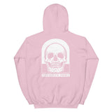 Memento Mori by Julie de Graag Unisex Hoodie - Light Pink - Pulp & Stitch