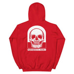 Memento Mori by Julie de Graag Unisex Hoodie - Red - Pulp & Stitch