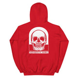 Memento Mori by Julie de Graag Unisex Hoodie - Red - Pulp & Stitch