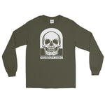 Memento Mori by Julie de Graag Unisex Long Sleeve Shirt - Military Green - Pulp & Stitch