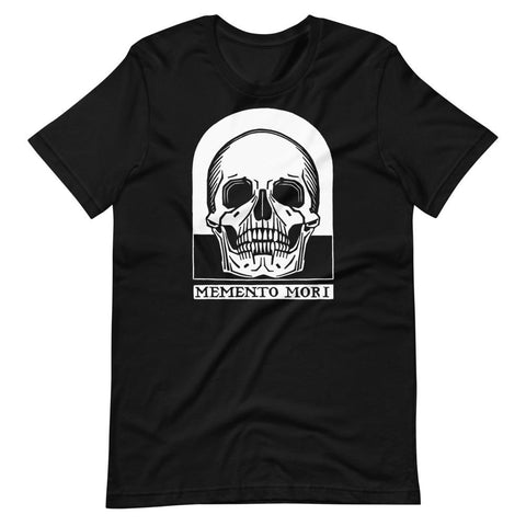 Memento Mori by Julie de Graag Unisex T-Shirt - Black - Pulp & Stitch