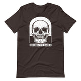 Memento Mori by Julie de Graag Unisex T-Shirt - Brown - Pulp & Stitch