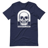 Memento Mori by Julie de Graag Unisex T-Shirt - Navy - Pulp & Stitch