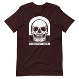 Memento Mori by Julie de Graag Unisex T-Shirt - Oxblood Black - Pulp & Stitch